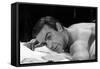 Sean Connery in Bed in a Scene from the Movie Thunderball-Mario de Biasi-Framed Stretched Canvas