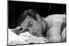 Sean Connery in Bed in a Scene from the Movie Thunderball-Mario de Biasi-Mounted Premium Photographic Print