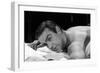 Sean Connery in Bed in a Scene from the Movie Thunderball-Mario de Biasi-Framed Photographic Print