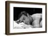 Sean Connery in Bed in a Scene from the Movie Thunderball-Mario de Biasi-Framed Photographic Print