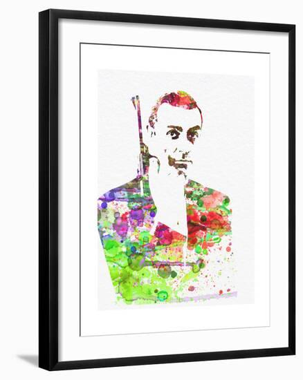 Sean Connery-NaxArt-Framed Art Print