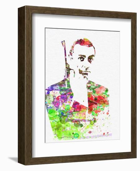 Sean Connery-NaxArt-Framed Art Print