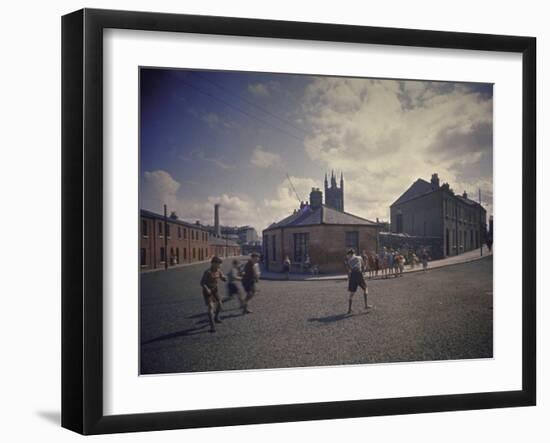 Sean O'Casey's Boyhood Home at 18 Abercorn Road-Gjon Mili-Framed Photographic Print