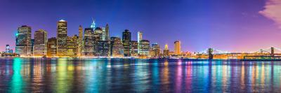 New York City Financial District Skyline across the East River-Sean Pavone-Photographic Print