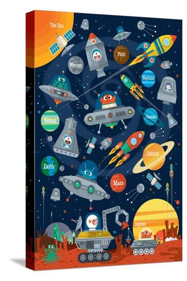 Stretched Canvas Print, , large