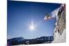 Sean Skiing Brighton Ski Area, Wasatch Mountains Utah-Louis Arevalo-Mounted Photographic Print