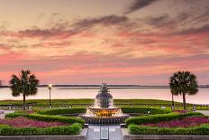 West Palm Beach, Florida Nighttime Skyline.-SeanPavonePhoto-Photographic Print