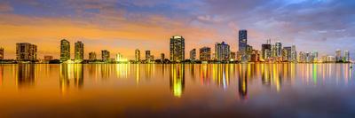Miami, Florida, USA City Skyline Panorama.