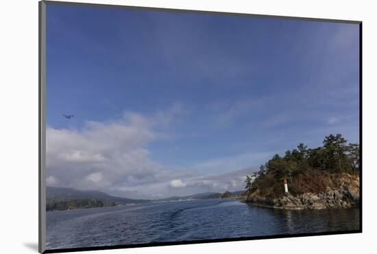 Seaplane departs from harbor in Ganges, British Columbia, Canada-Chuck Haney-Mounted Photographic Print