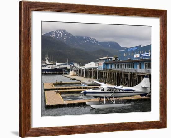 Seaplane in Juneau, Southeast Alaska, USA-Richard Cummins-Framed Photographic Print