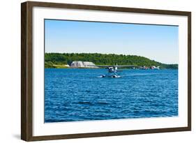 Seaplane in the Sea, Deep Bay, Parry Sound, Ontario, Canada-null-Framed Photographic Print