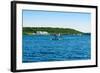 Seaplane in the Sea, Deep Bay, Parry Sound, Ontario, Canada-null-Framed Photographic Print