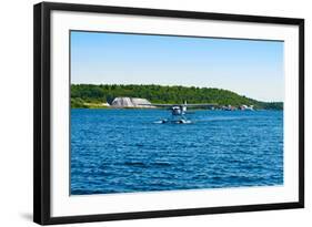 Seaplane in the Sea, Deep Bay, Parry Sound, Ontario, Canada-null-Framed Photographic Print
