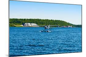 Seaplane in the Sea, Deep Bay, Parry Sound, Ontario, Canada-null-Mounted Photographic Print