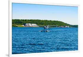 Seaplane in the Sea, Deep Bay, Parry Sound, Ontario, Canada-null-Framed Photographic Print