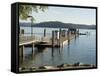 Seaplane Lake Station, Coeur d'Alene, Idaho, USA-Ethel Davies-Framed Stretched Canvas