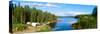 Seaplane on Talkeetna Lake, Alaska-null-Stretched Canvas