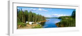 Seaplane on Talkeetna Lake, Alaska-null-Framed Photographic Print