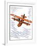 Seaplane-Found Image Press-Framed Giclee Print