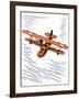 Seaplane-Found Image Press-Framed Giclee Print