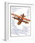 Seaplane-Found Image Press-Framed Giclee Print