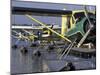 Seaplanes Docked on Lake Washington, Seattle, Washington, USA-Merrill Images-Mounted Premium Photographic Print