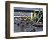 Seaplanes Docked on Lake Washington, Seattle, Washington, USA-Merrill Images-Framed Photographic Print