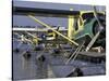 Seaplanes Docked on Lake Washington, Seattle, Washington, USA-Merrill Images-Stretched Canvas