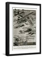 Seaplanes of 1918-S.W. Clatworthy-Framed Art Print