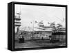 Seaplanes on Board a Us Navy Warship, Navy Yard, Balboa, Panama, 1931-null-Framed Stretched Canvas