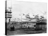 Seaplanes on Board a Us Navy Warship, Navy Yard, Balboa, Panama, 1931-null-Stretched Canvas