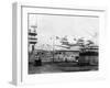 Seaplanes on Board a Us Navy Warship, Navy Yard, Balboa, Panama, 1931-null-Framed Photographic Print