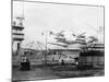 Seaplanes on Board a Us Navy Warship, Navy Yard, Balboa, Panama, 1931-null-Mounted Photographic Print