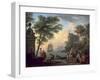 Seaport, 1763-Claude Joseph Vernet-Framed Giclee Print