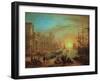 Seaport at Sunset, 1639-Claude Lorraine-Framed Giclee Print