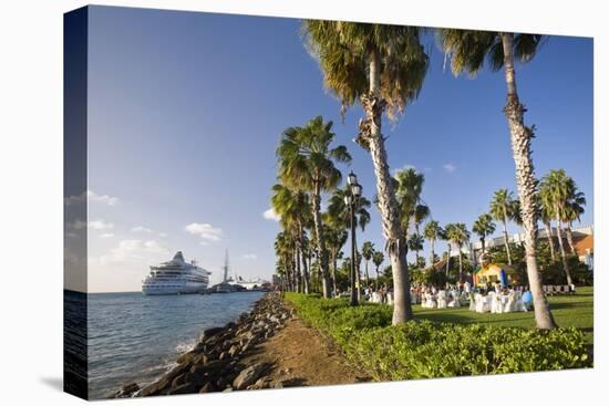 Seaport of Oranjestad Aruba-George Oze-Stretched Canvas