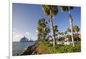 Seaport of Oranjestad Aruba-George Oze-Framed Photographic Print