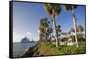 Seaport of Oranjestad Aruba-George Oze-Framed Stretched Canvas