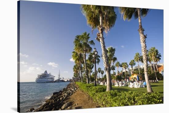 Seaport of Oranjestad Aruba-George Oze-Stretched Canvas