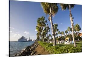 Seaport of Oranjestad Aruba-George Oze-Stretched Canvas