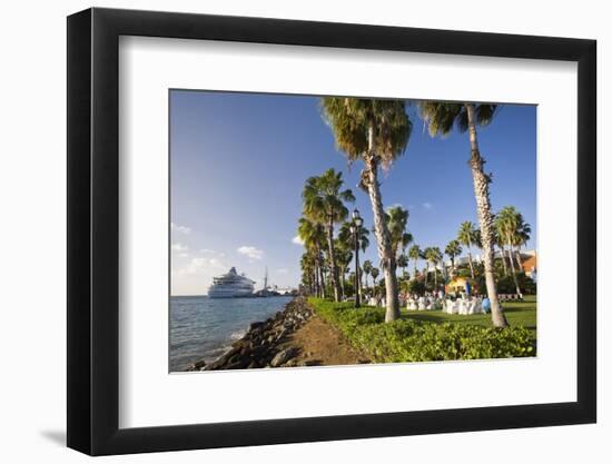 Seaport of Oranjestad Aruba-George Oze-Framed Photographic Print