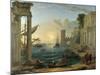 Seaport with the Embarkation of the Queen of Sheba-Claude Lorraine-Mounted Giclee Print