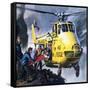 Search and Rescue, from 'Into the Blue'-Wilf Hardy-Framed Stretched Canvas