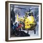 Search and Rescue, from 'Into the Blue'-Wilf Hardy-Framed Giclee Print