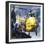 Search and Rescue, from 'Into the Blue'-Wilf Hardy-Framed Giclee Print