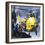 Search and Rescue, from 'Into the Blue'-Wilf Hardy-Framed Premium Giclee Print