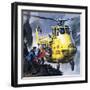 Search and Rescue, from 'Into the Blue'-Wilf Hardy-Framed Premium Giclee Print