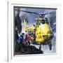 Search and Rescue, from 'Into the Blue'-Wilf Hardy-Framed Giclee Print