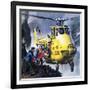 Search and Rescue, from 'Into the Blue'-Wilf Hardy-Framed Giclee Print