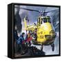 Search and Rescue, from 'Into the Blue'-Wilf Hardy-Framed Stretched Canvas